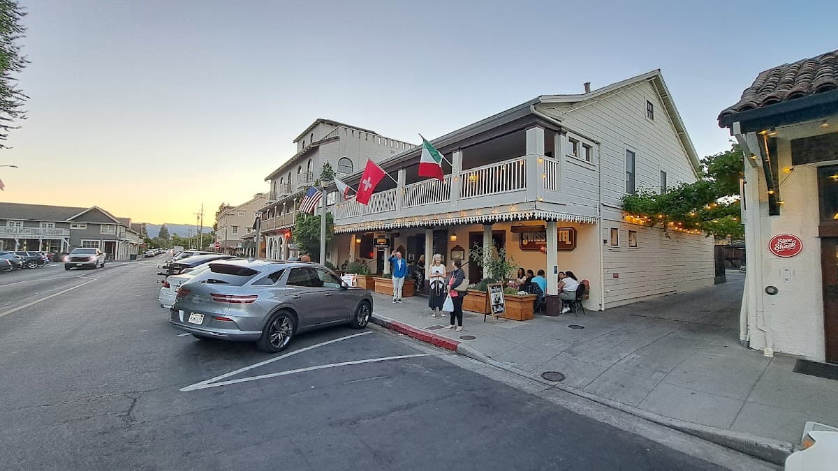 The Swiss Hotel setting