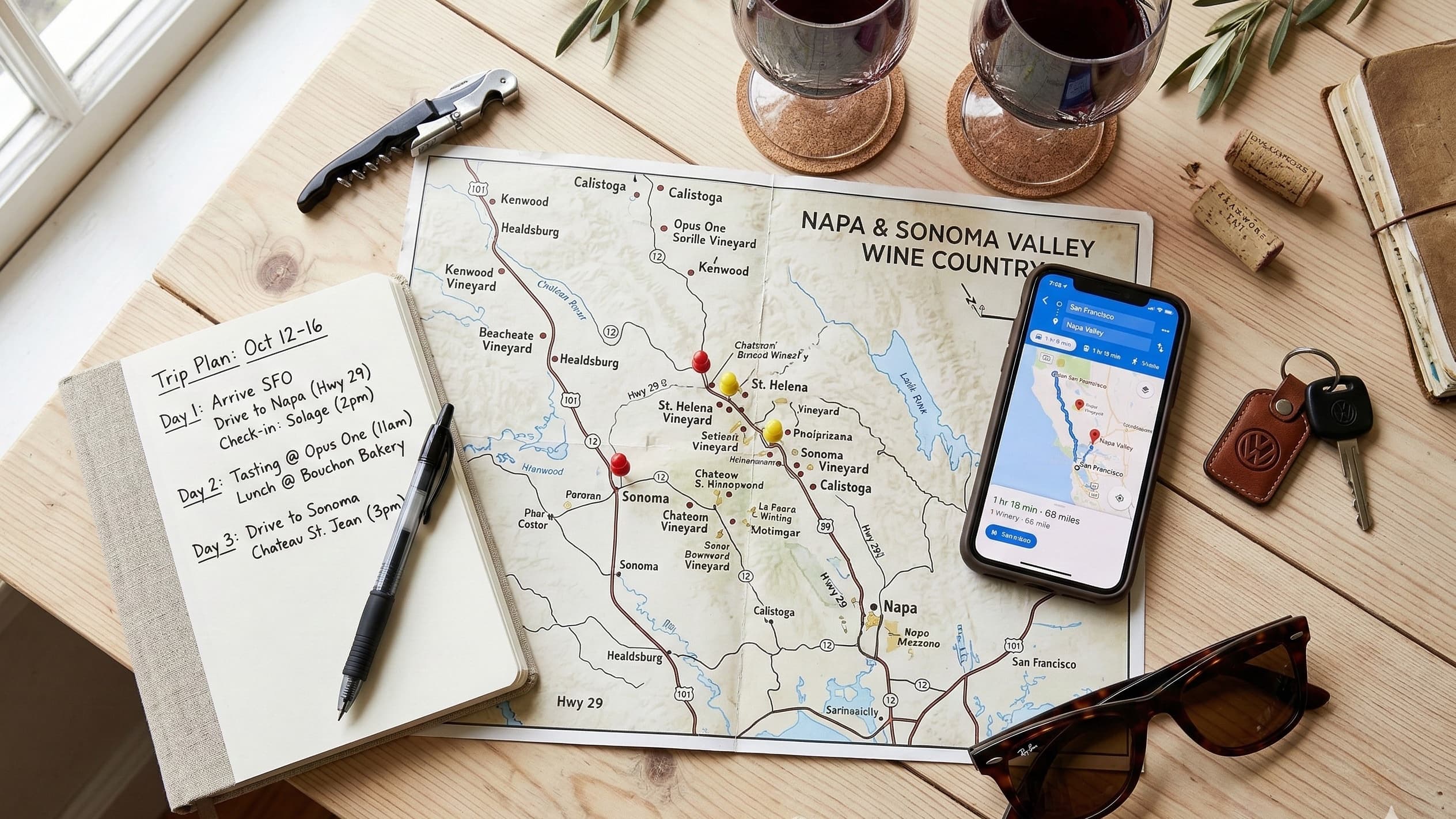 How to Plan the Perfect Wine Country Day Trip