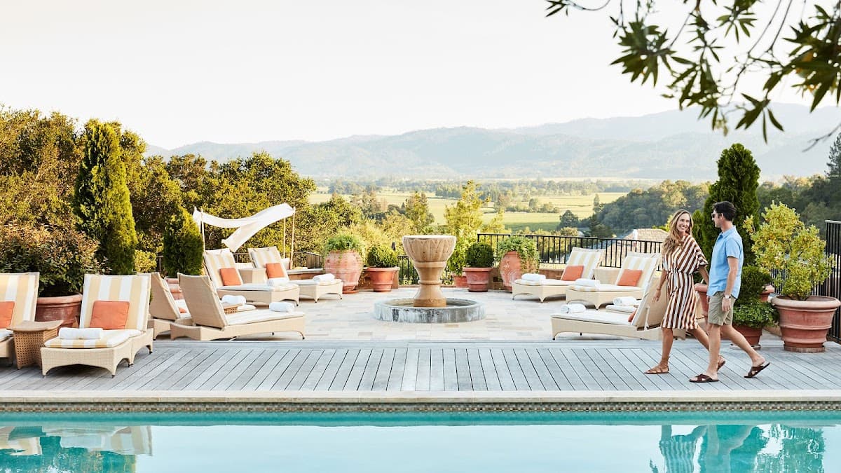 Auberge du Soleil setting