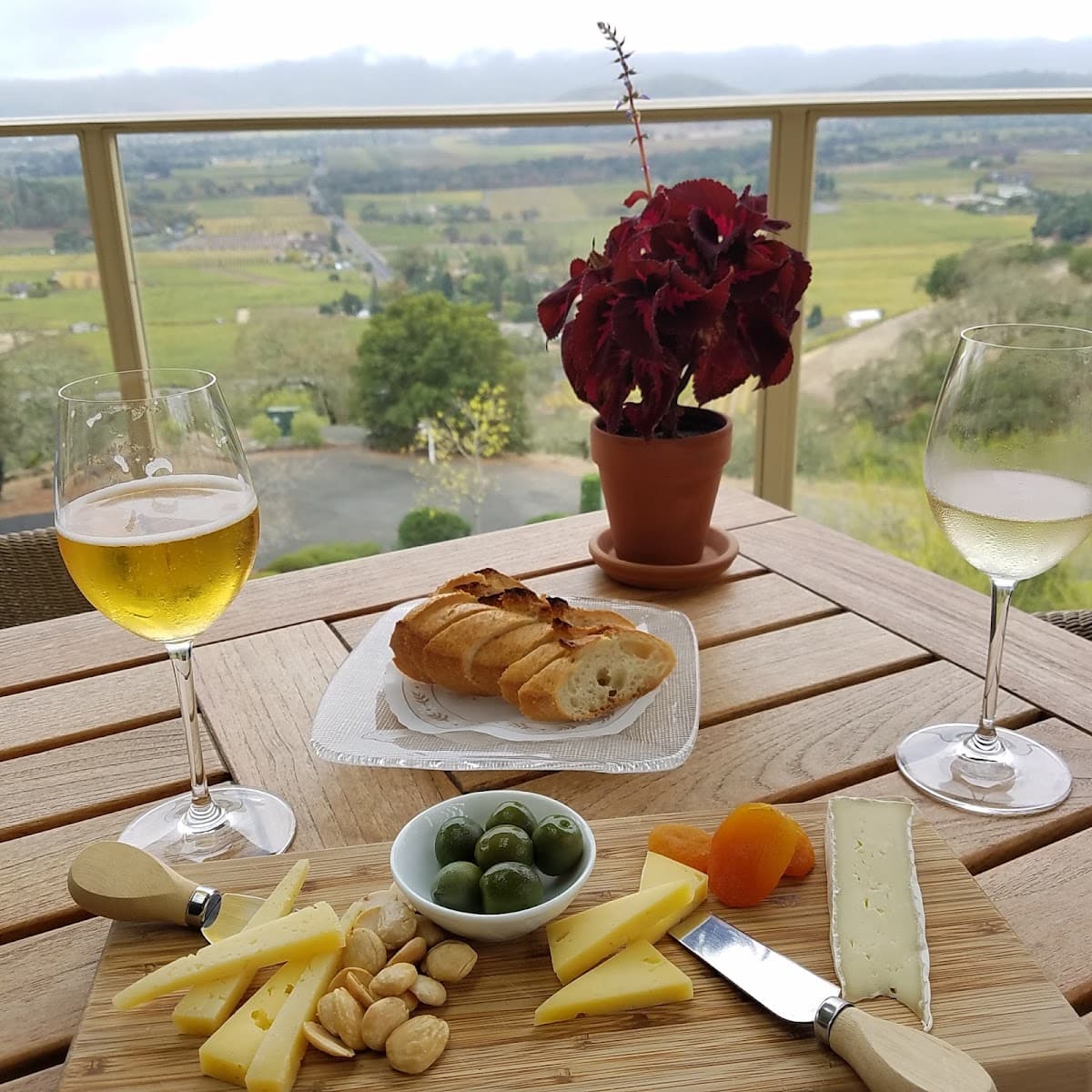 Dining at Sttupa Estate Napa Valley