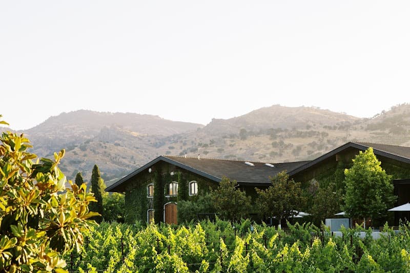 Clos Du Val winery and grounds in the Stags Leap District